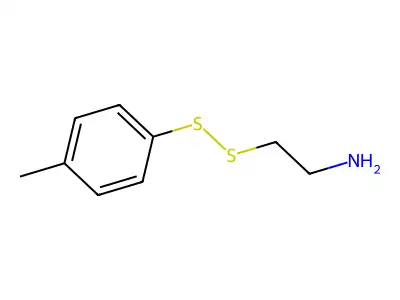 2-((4-Methylphenyl)dithio)ethanamine structure