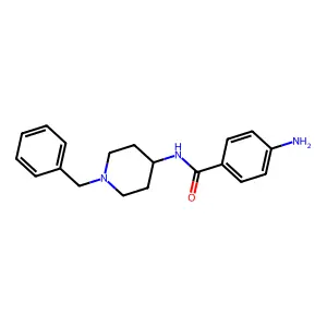 4-氨基-N-(1-苄基哌啶-4-基)苯甲酰胺 structure