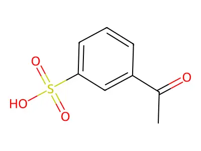 3-acetylbenzenesulfonic Acid structure