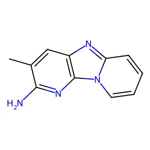 Dipyrido(1,2-a:3',2'-d)imidazole, 2-amino-3-methyl- structure