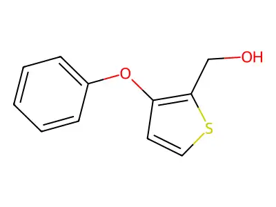 (3-Phenoxythiophen-2-yl)methanol structure