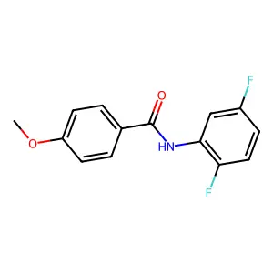 N-(2,5-difluorophenyl)-4-methoxybenzamide structure