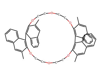 6,14,25,33-TETRAMETHYL-8,9,11,12,27,28,30,31-OCTAHYDROTETRANAPHTHO[2,1-H:1,2-J:2,1-S:1,2-U][1,4,7,12,15,18]HEXAOXACYCLODOCOSINE structure