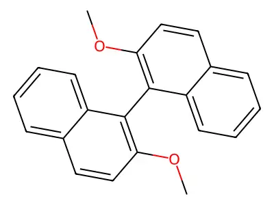 2,2'-Dimethoxy-1,1'-binaphthyl structure