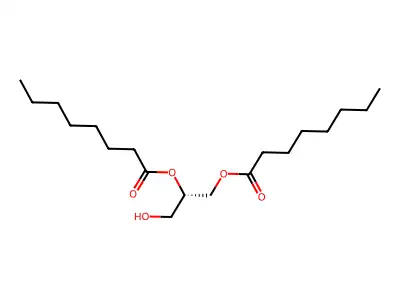 1,2-Dioctanoyl-sn-glycerol structure