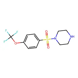 1-[4-(Trifluoromethoxy)benzenesulfonyl]piperazine structure
