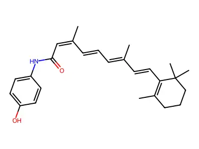 Fenretinide structure