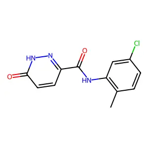 N-(5-chloro-2-methylphenyl)-6-oxo-1,6-dihydropyridazine-3-carboxamide structure