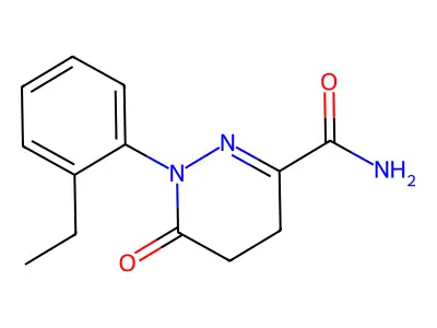 N-(2-ethylphenyl)-6-oxo-4,5-dihydro-1H-pyridazine-3-carboxamide structure