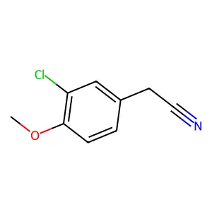 2-(3-Chloro-4-methoxyphenyl)acetonitrile structure