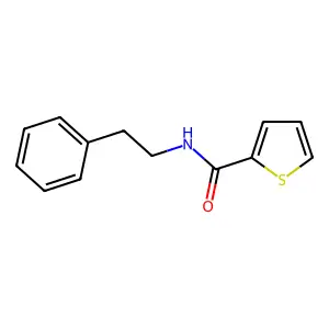 N-(2-Phenylethyl)-2-thiophenecarboxamide structure