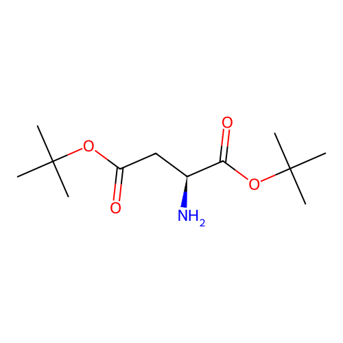 D-aspartic acid di-t-butyl ester structure