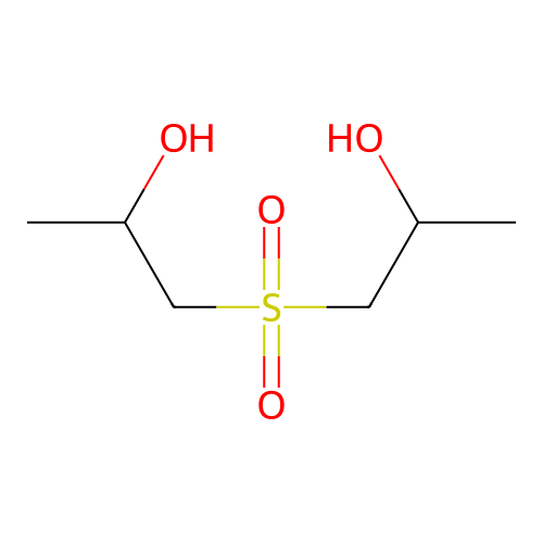 1,1'-Sulfonyldipropan-2-ol structure