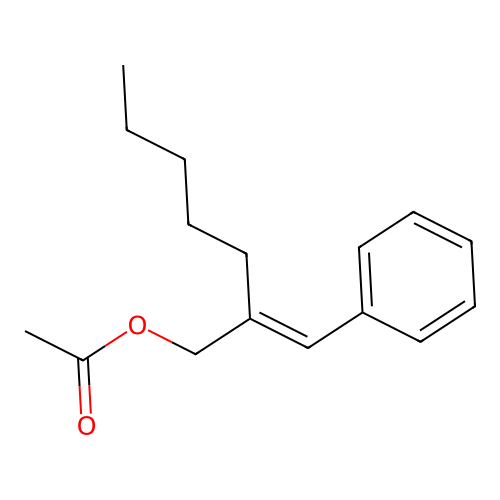 2-(Phenylmethylene)heptyl acetate structure