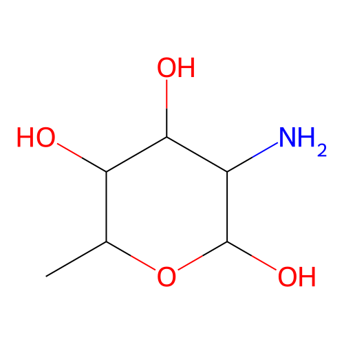 2.6-Didesoxy-2-aminohexose structure