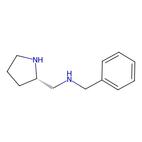 1-phenyl-N-[(2S)-pyrrolidin-2-ylmethyl]methanamine structure