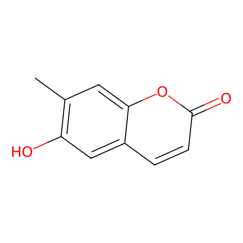 6-hydroxy-7-methyl-2H-chromen-2-one structure