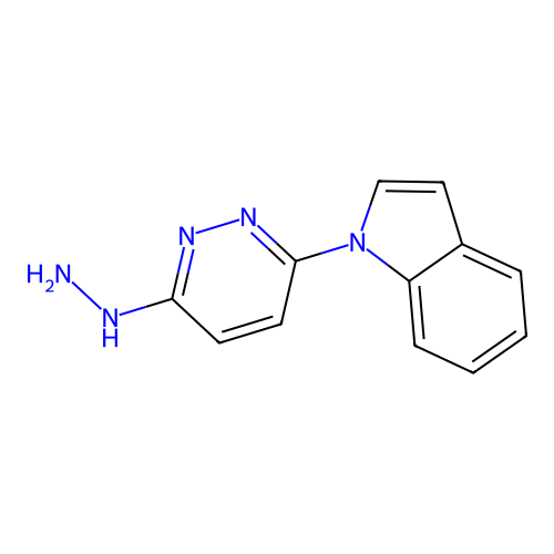 (6-Indol-1-ylpyridazin-3-yl)hydrazine structure