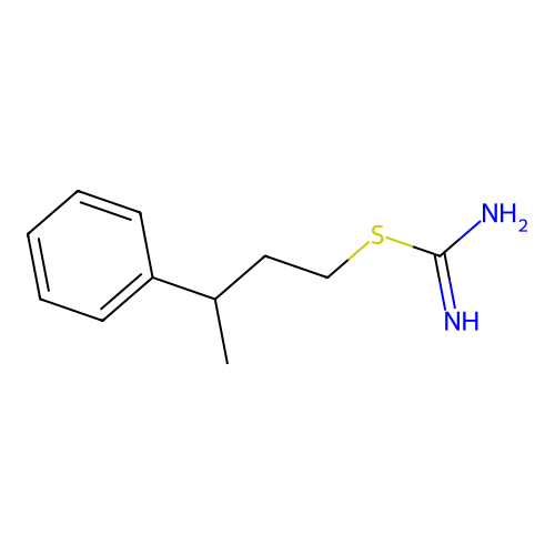 3-Phenylbutyl carbamimidothioate structure