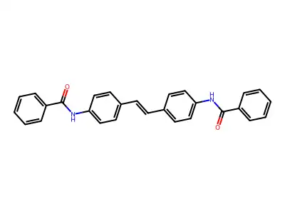 4',4'''-Vinylenedibenzanilide structure