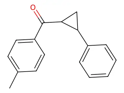 (4-Methylphenyl)-(2-phenylcyclopropyl)methanone structure