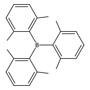 Tris(2,6-dimethylphenyl)borane structure