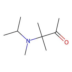 2-Butanone, 3-methyl-3-[methyl(1-methylethyl)amino]- structure