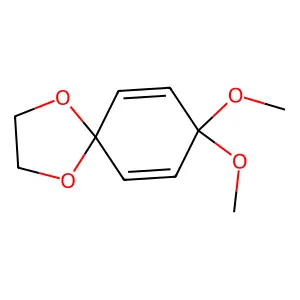 8,8-Dimethoxy-1,4-dioxaspiro[4.5]deca-6,9-diene structure