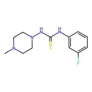 1-(3-Fluorophenyl)-3-(4-methylpiperazin-1-yl)thiourea structure
