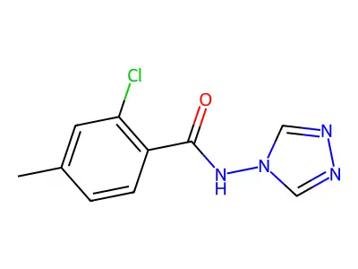 2-氯-4-甲基-N-(1,2,4-三唑-4-基)苯甲酰胺 structure