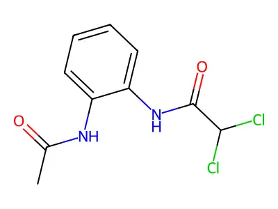 N-(2-乙酰氨基苯基)-2,2-二氯乙酰胺 structure