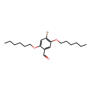 4-溴-2,5-双(己氧基)苯甲醛 structure