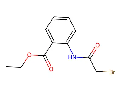 Ethyl 2-((Bromoacetyl)amino)benzoate structure
