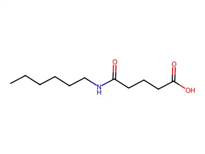 5-(Hexylamino)-5-oxopentanoic acid structure