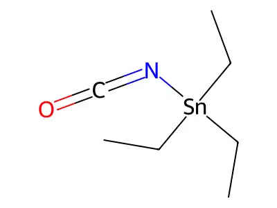 Tin, triethylisocyanato- structure