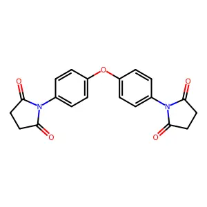 1-[4-[4-(2,5-Dioxopyrrolidin-1-yl)phenoxy]phenyl]pyrrolidine-2,5-dione structure