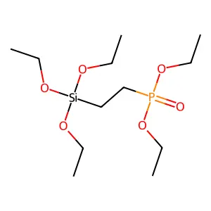 Phosphonic acid, P-(2-(triethoxysilyl)ethyl)-, diethyl ester structure