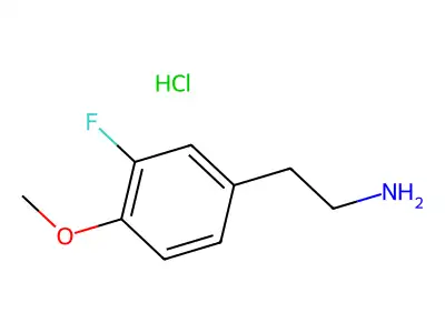 2-(3-Fluoro-4-methoxyphenyl)ethanamine structure