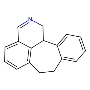 Benzo(6,7)cyclohept(1,2,3-de)isoquinoline, 1,7,8,12b-tetrahydro- structure