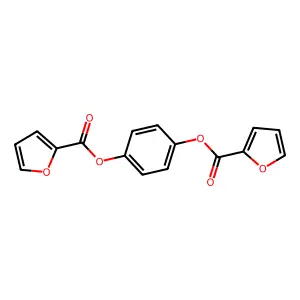 1,4-Phenylene bis(2-furoate) structure