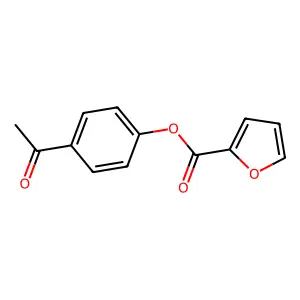 4-Acetylphenyl furan-2-carboxylate structure