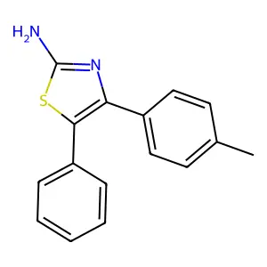 5-Phenyl-4-(p-tolyl)thiazol-2-amine structure