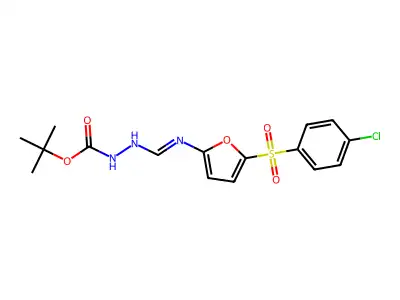 C16H18ClN3O5S structure
