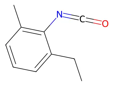 2-Ethyl-6-methylphenyl isocyanate structure