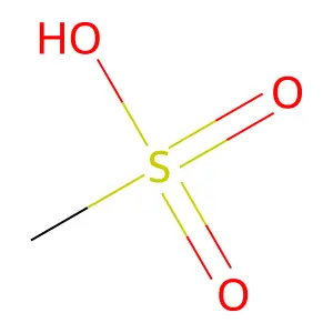 甲基磺酸 structure