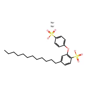Disodium 4-dodecyl-2,4'-oxydibenzenesulfonate structure