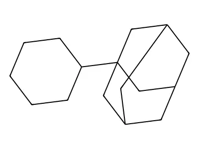 1-Cyclohexyladamantane structure