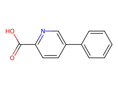 5-phenylpyridine-2-carboxylic Acid structure