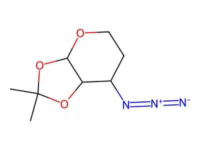7-azido-2,2-dimethyl-5,6,7,7a-tetrahydro-3aH-[1,3]dioxolo[4,5-b]pyran structure