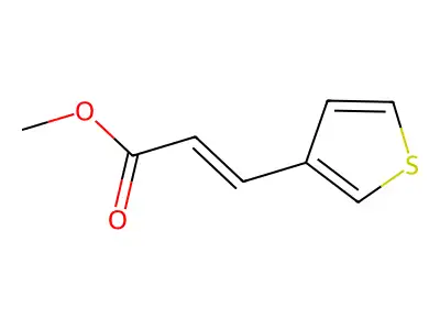 3-Thiophene-3-YL-acrylic acid methyl ester structure
